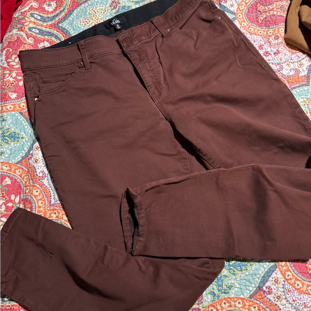 LuLaRoe brown denim pantss